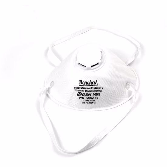 Respirador de partículas Headloop N95 aprobado por Niosh Mascarilla facial N95